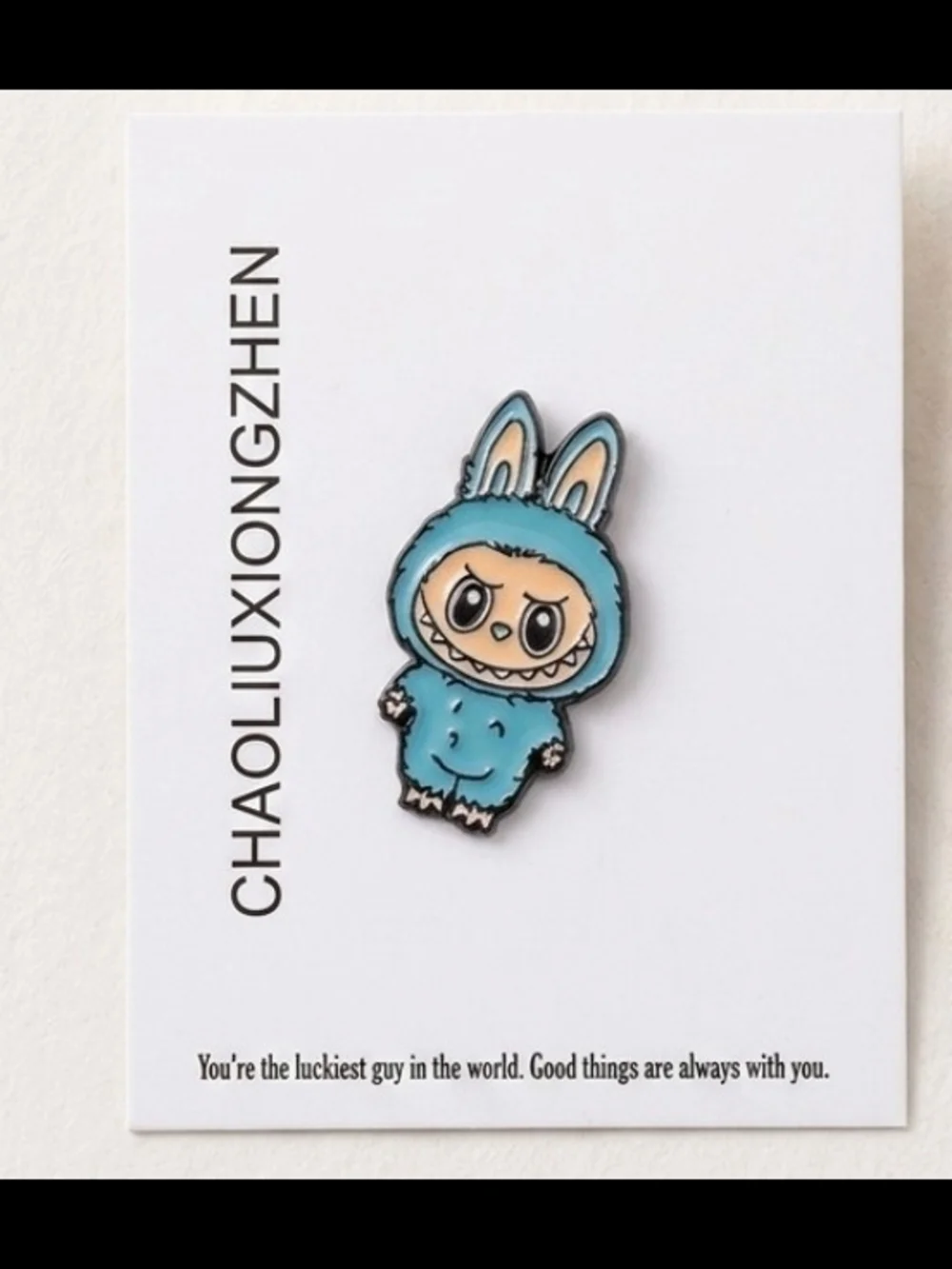 Blue Labubu Enamel Pin (Bundle Pricing Available)
